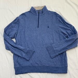 Polo Ralph Lauren Men's Blue Half-Zip Sweater